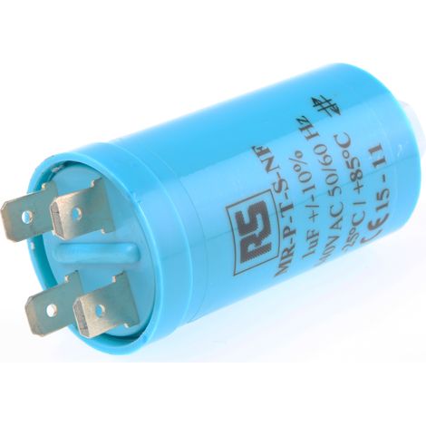 Condensateur à couche mince RS PRO 1µF 440V c.a. ±10% ( Prix pour 1 ) (1/2)