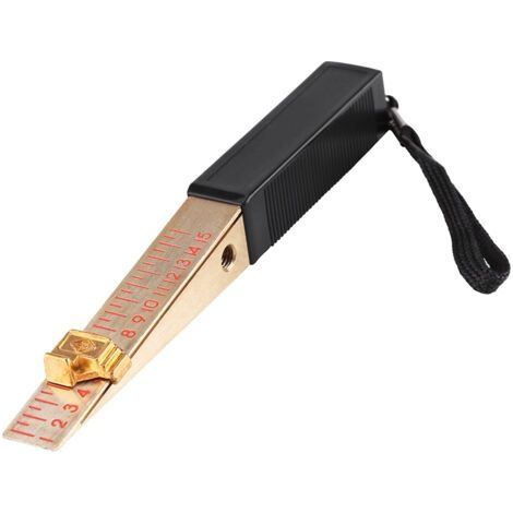 Keilförmiger Nonius-Dickenmesser, Ebenheitsmessgerät für die technische Prüfung (0,5 mm) (1/4)