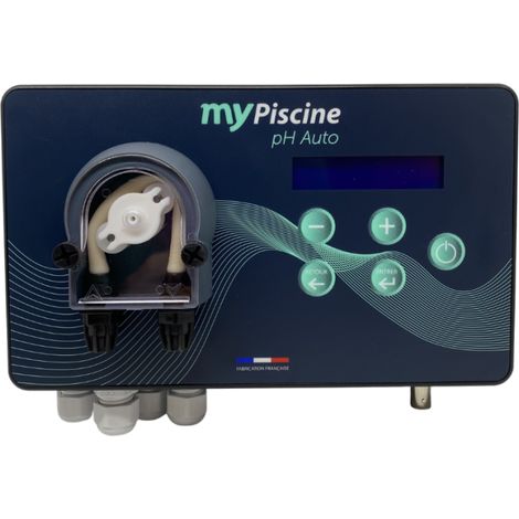 Régulateur de pH automatique pour piscine – Dosage proportionnel progressif – Écran LCD rétro-éclairé – Fabriqué en France – Swimexpert