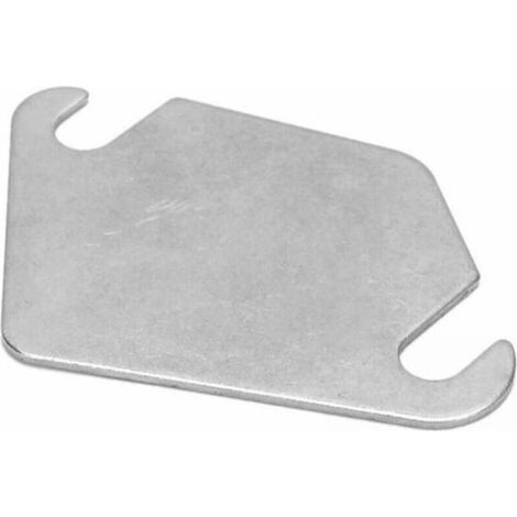 [NON UTILIZZATO] Piastra EGR, piastra valvola EGR per auto, guarnizione EGR in acciaio inox, piastra di blocco EGR, piastra di chiusura EGR per motori 1.4 e 1.6 (senza foro)