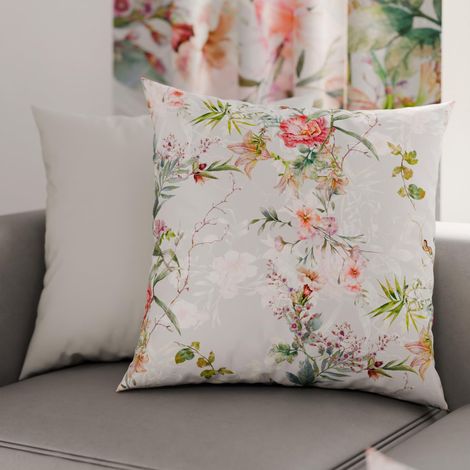 Lot de 2 Taies d'Oreillers 30x30 cm 100% Microfibre Hypoallergénique, Housse Oreiller Rectangulaire Printemps Gris, Paquet de 2 (1/3)