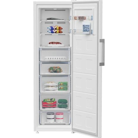Congelatore verticale bianco da 60 cm e 286 litri - B1RFNE314W - Beko