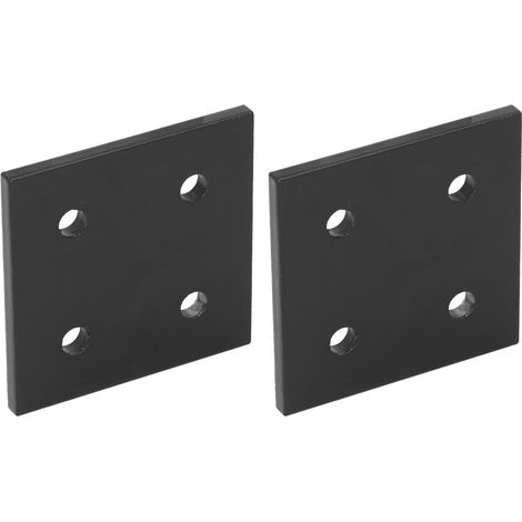 2-teiliger Aluminium-Befestigungswinkel, Profilverbinder für Holz, rechteckige Halterung mit 4 Löchern, 2040 (1/5)