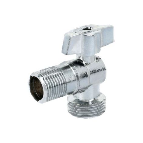 Garis Waschmaschinenhahn messing vernickelt 6 cm