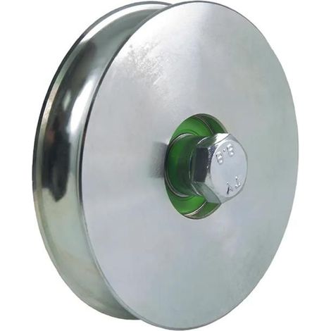 120mm Rundnutrad mit 20,5mm Nut 1 Kugellager Rundnutrad für Tor