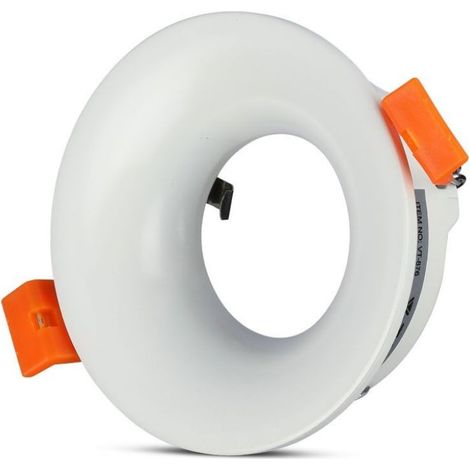 V-TAC Runder GU10 LED-Einbaustrahlerhalter, Weiß