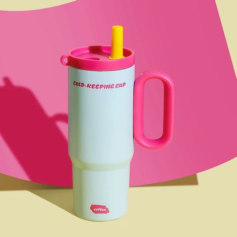 Mug isotherme en acier inoxydable (bleu, 720 ml), grande capacité (1/5)