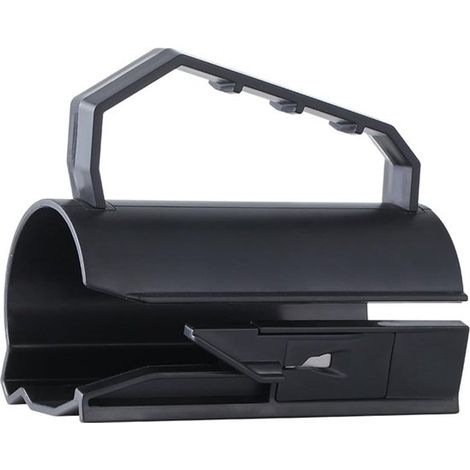 Coupe-rouleau de papier - Coupe-papier cadeau - Matière plastique - 6 x 12 x 6 cm - Noir - Coupe-papier portable (1/5)