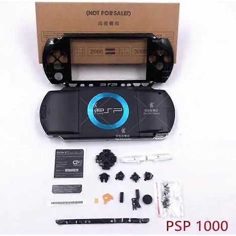 Étui complet pour Sony PSP1000 PSP 1000, coque de remplacement multicolore de haute qualité avec kit de boutons