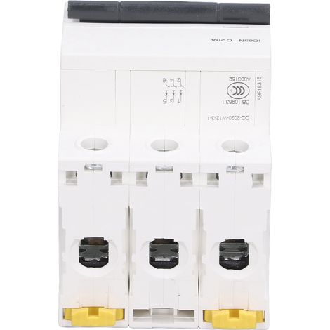 Miniatur-Drehstrom-Leistungsschalter 400 V, DIN-Schienenmontage, Unterspannungsüberlastschutz IC65NC20A (20 A) (1/5)