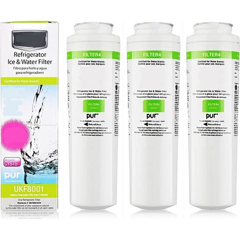 Cartouche de Filtre à Eau de Rechange for réfrigérateur UKF8001, 3 pièce, Compatible avec Les Cartouches de Filtre à Eau Maytag UKF8001AXX/46-9992/9005/Filter 4 (1/5)