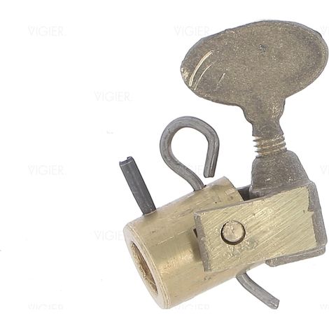 CARDAN ARTICULE LAITON AXE 8.5MM SORTIE CARRE TOURNEBROCHE CARDAN8.5 Universel (1/4)