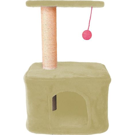 Kratzbaum für Katzen - verschiedene Farben - beige