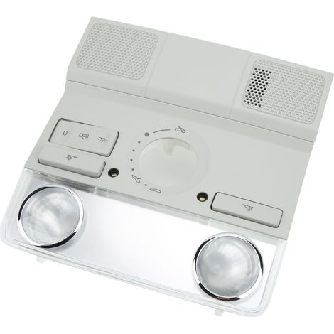 Plafonnier avant gris pour voiture, lampe de lecture, accessoire intérieur de remplacement pour MK5 MK6 (1/5)