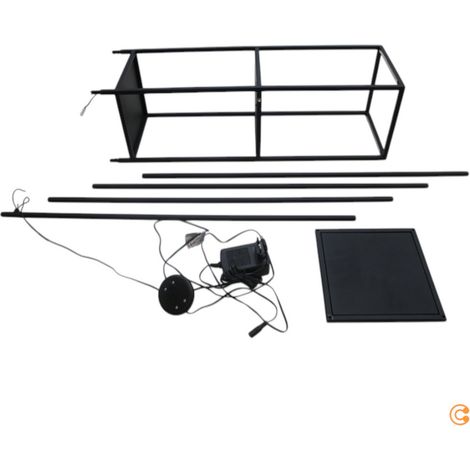 [GEBRAUCHT] B-Ware Paul Neuhaus Stehleuchte Standlampe Led Contura Schwarz Metall Touchdimmer Me649