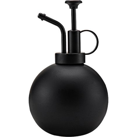 Arrosoir Pulvérisateur En Acier Inoxydable - 500 ml - Pour Plantes D’intérieur Succulentes Bonsaï - Noir (1/5)
