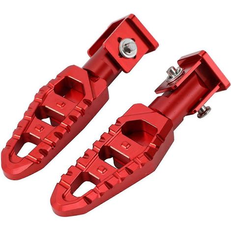 Motorrad-Hinterradfußrasten für Hawk 250, rot (1/5)