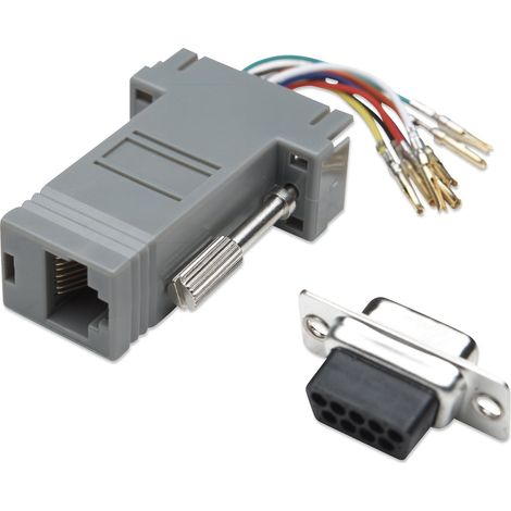 MANHATTAN Adattatore Modulare DB 9p. F/RJ45 8 fili (1/5)