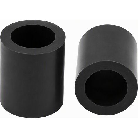 Capuchon de protection en silicone souple noir, capuchon de tube diamètre intérieur 5,7 mm haute précision résistant à la chaleur pour tige fine (1/4)