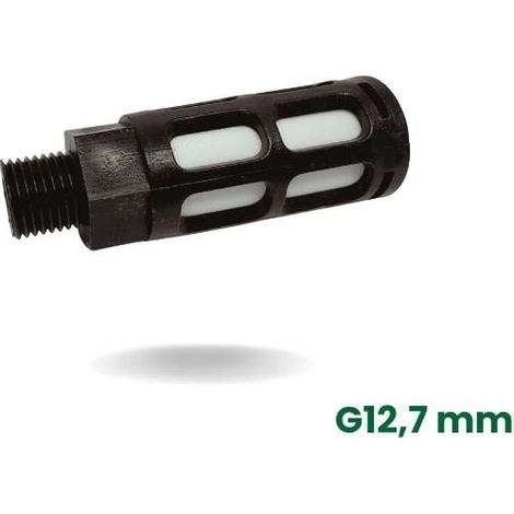 Silenziatore in plastica di grandi dimensioni, filettatura da 12,7 mm (1/5)