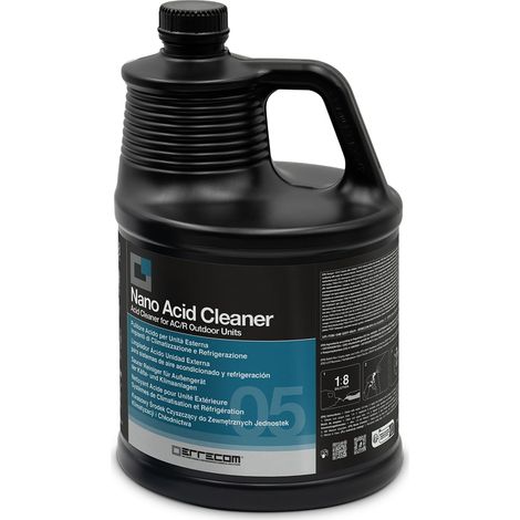 Errecom Nano Acid Cleaner, Pulitore Acido per Unità Esterna degli Impianti di Climatizzazione e Refrigerazione, Formula Concentrata, 5 L (1/3)