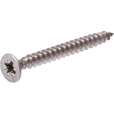 Tornillo barraquero madera DIN571 6x60 mm PZ3 avellanado acero inox. UNIVERSAL SPS660RVSP100