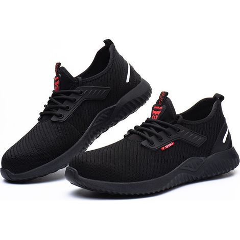Chaussures à bout en acier Convient pour une longueur de pied de 270 mm 44 pour hommes Chaussures de sécurité confortables Baskets à bout en acier antidérapantes Entrepôt Industrie Construction Chauss (1/3)