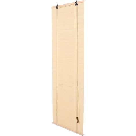Store Enrouleur Naturel pour Extérieur et Patio Store à pour Fenêtres et Portes Protection Dintimité Ajustable Style Rétro Zen (1/5)