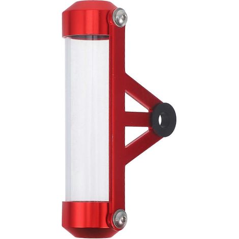 Tube acrylique simple pour la taxe moto/vélo-11.00X5.90X3.60CM-Red (1/3)