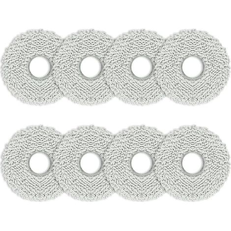 FOREHILL 8er-Pack Mikrofasertücher für Saugroboter - Ersatz-Mikrofasertücher (1/5)