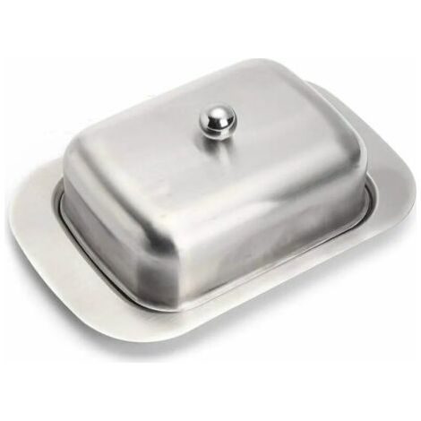 BUNTHAUS Beurrier isotherme en acier inoxydable avec couvercle (1/4)