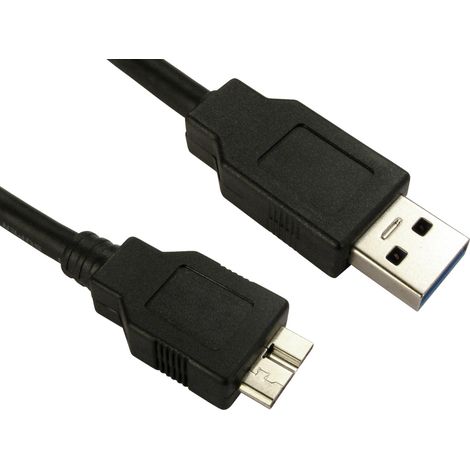Câble USB RS PRO, Micro USB B mâle vers USB-A 3.0 mâle, 2m ( Prix pour 1 )