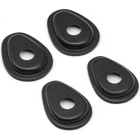 Plaque D Adaptation Clignotant Moto - ABS - 40 X 28 Mm - Pour Installation Indicateur LED Avant Arriere - 4 Pieces (1/5)