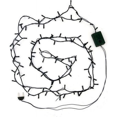 Guirlande Lumineuse LED - 100 Ampoules - Câble en Cuivre 4 M - Tension 220 V - Blanc Chaud - Pour Décoration Intérieure Extérieure Fêtes Mariages (1/5)