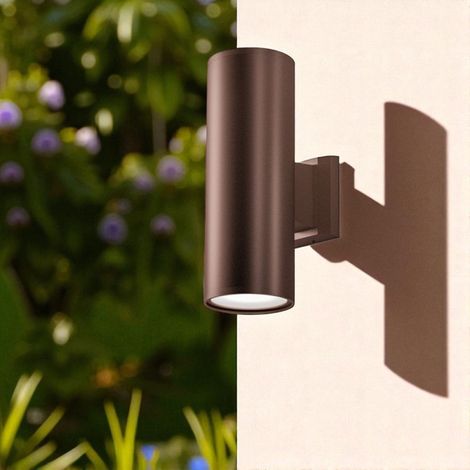 Applique haut et bas extérieure IP65 Corten Tondo (1/3)