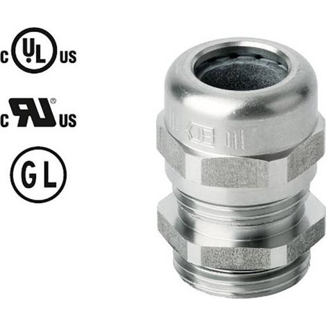 Jacob 50.625 ES Pressacavo filettato con antistrappo M25 Acciaio inox acciaio inox 1 pz.