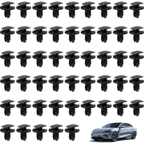 50 Pièces Clips Fixation Parechocs 8565.53 1609267280, Clips Voiture, Agrafes Rivets Plastique Garde-Boue Garniture, Rivets Remplacement Compatible avec Jumpy Berlingo C3 C4 C5 C6 (1/5)