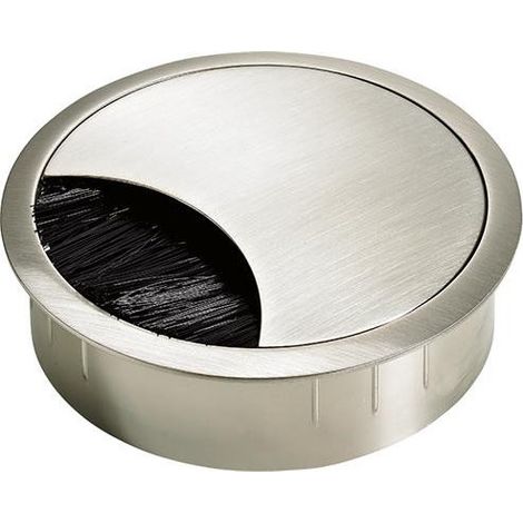 FP – Passage câble Ø60 en aluminium avec joint de brosse – Protection contre poussière et humidité – Installation sécurisée