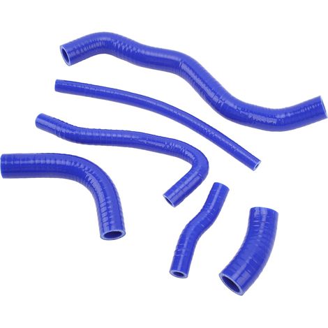 Kit de durites de refroidissement de radiateur en silicone, remplacement pour Suzuki DRZ400S DRZ400SM (bleu) (1/5)