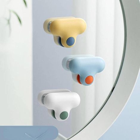 Lot de 3 grattoirs à eau pour le nettoyage des miroirs de douche de salle de bain, ZQKLA (1/5)