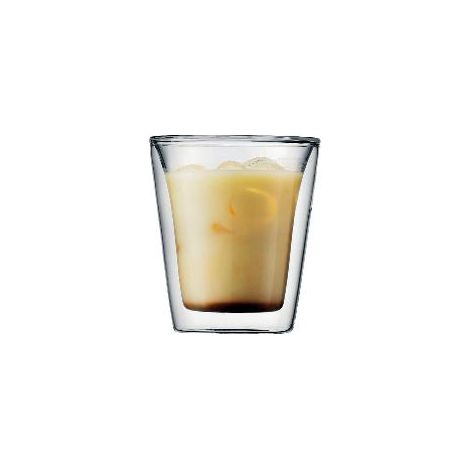 Bodum Canteen Doppelwandige Gläser 10 cl transluzent