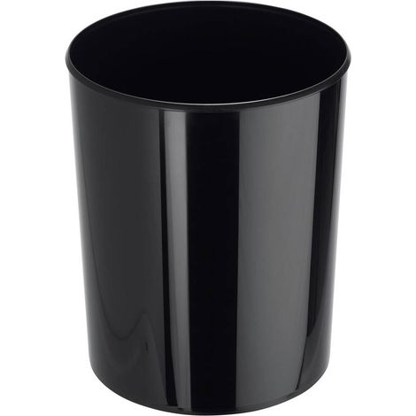 HAN i-LINE 18130-13 Cestino per la carta 13 l (Ø x A) 24 cm x 30 cm Stirolo metilmetacrilato SMMA Nero 1 pz. (1/4)