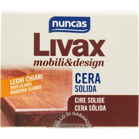 Nuncas Mobili&Design Cera Solida Legni Chiari - 120ml (1/4)