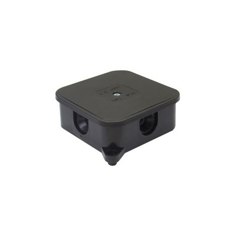 Scatola ermetica da incasso a parete 85x85x35mm nera (1/5)