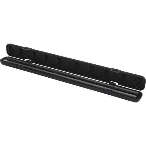 Kstools – Règle à filament 600 mm – Acier profilé conforme DIN 874/1 – 5 fentes pour maniabilité – Précision élevée pour travaux de précision