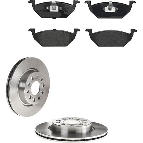 KIT FRENI ANTERIORI compatibile con SEAT LEON (1P1) - DISCHI + PASTIGLIE OEM: P 85 072 / 17522 , 17521 /SOSTITUZIONE DIRETTA/BASSA POLVERE/SILENZIOSO (1/5)