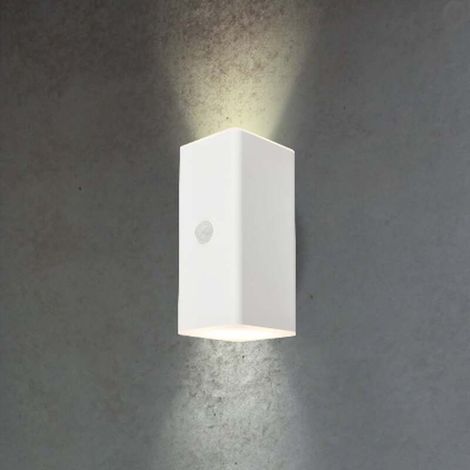 [NEUWERTIG] B-Ware Briloner LED-Akku-Außenwandleuchte 3788016 weiß mit Sensor up/down IP44 (1/2)