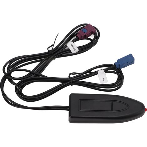 Antenne GPS 4G 2-en-1 imperméable, gain élevé pour navigation et géolocalisation véhicule, connecteur FAKRA C/D, bleu, fixation auto (1/5)