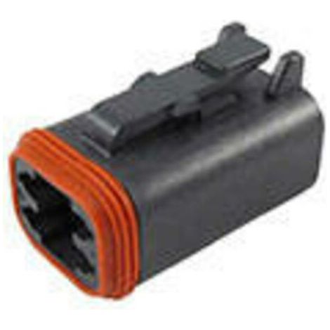 TE Connectivity DT06-4S-P012 Cosse cylindrique mâle femelle, droit Nombre total de pôles: 4 Série (connecteur rond): DT 1 pc(s) W501781 (1/3)