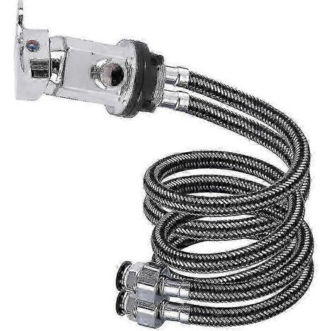 Mitigeur de douche chromé pour caravane, camping-car et fourgon aménagé, sortie 1/2", raccord rapide 1500 mm pour Tails SZRH AJ